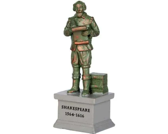 Lemax Misc. Accessories<Lemax 64075 - Park Statue Shakespeare - Misc. Accessories