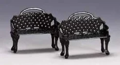 Lemax Misc. Accessories<Lemax 34897 - Patio Bench, Set Of 2 - Christmas Village Misc. Accessories