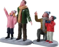 Lemax Figurines<Lemax 92770 - People Admiring Fireworks, Set Of 2 - Figurines