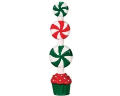 Lemax Sugar N Spice Accessories<Lemax 74208 - Peppermint Candy Topiary - Sugar N Spice Accessories