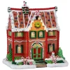 Lemax Sugar N Spice Houses<Lemax 15826 - Peppermint House, Battery-Operated (4.5-Volt) - Sugar N Spice Christmas Houses & Buildings