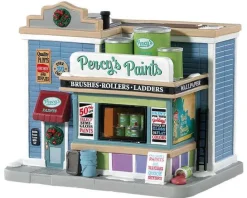 Lemax Jukebox Junction<Lemax 85381 - Percy's Paints - Jukebox Junction