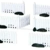 Lemax Misc. Accessories<Lemax 14388 - Plastic Picket Fence, Set Of 7 - Christmas Village Misc. Accessories