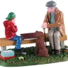 Lemax Figurines<Lemax 12022 - Playing With Gramps - Figurines