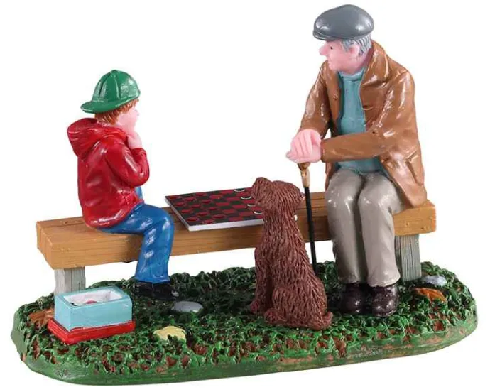 Lemax Figurines<Lemax 12022 - Playing With Gramps - Figurines