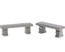 Lemax Misc. Accessories<Lemax 74236 - Plaza Bench, Set Of 2 - Misc. Accessories