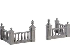 Lemax Misc. Accessories<Lemax 74237 - Plaza Fence, Set Of 4 - Misc. Accessories
