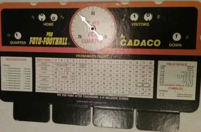 Vintage Board Games<Vintage Board Games Pro Foto Football - Cadaco