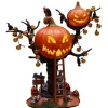 Lemax Spooky Town Accessories<Lemax 14856 - Pumpkin Tree House, Battery-Operated (4.5V) - Spooky Town Accessories