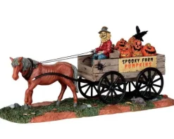 Lemax Spooky Town Accessories<Lemax 53203 - Pumpkin Wagon - Spooky Town Accessories