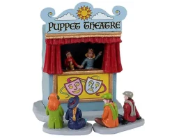 Lemax Table Pieces<Lemax 33619 - Puppet Theatre, Set Of 3 - Table Pieces