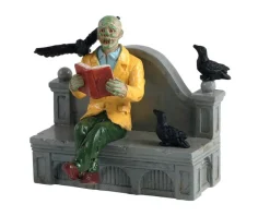 Lemax Spooky Town Figurines<Lemax 12006 - Reading In Peace - Spooky Town Figurines