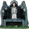 Lemax Spooky Town Accessories<Lemax 34608 - Reaper Bench - Spooky Town Halloween Village Accessories