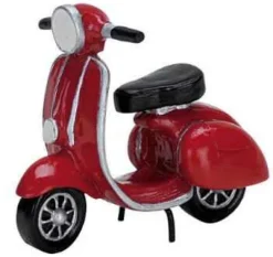 Lemax Misc. Accessories<Lemax 74610 - Red Mopeds - Christmas Village Misc. Accessories