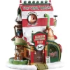 Lemax Santa's Wonderland<Lemax 75293 - Reindeer Grooming Barn, Battery-Operated (4.5V) - Santa's Wonderland