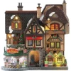 Lemax Facades<Lemax 85315 - River Moor's Christmas Street Festival, Battery-Operated (4.5V) - Facades