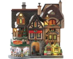 Lemax Facades<Lemax 85315 - River Moor's Christmas Street Festival, Battery-Operated (4.5V) - Facades