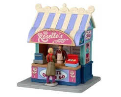 Lemax Table Pieces<Lemax 34121 - Rosette's Dessert Bar, Battery-Operated (3-Volt) - Table Pieces