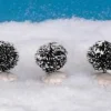 Lemax Trees<Lemax 14006 - Round Bristle Tree, Set Of 3, Mini - Christmas Village Trees