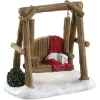 Lemax Misc. Accessories<Lemax 84363 - Rustic Log Swing - Misc. Accessories