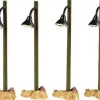 Lemax Misc. Accessories<Lemax 54362 - Rustic Street Lamp, Set Of 4, Battery-Operated (4.5V) - Christmas Village Misc. Accessories