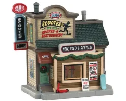 Lemax Harvest Crossing<Lemax 05639 - Sam's Scooter Shop - Harvest Crossing
