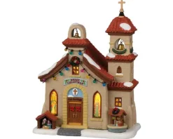 Lemax Caddington Village<Lemax 25892 - San Santiago Parish - Caddington Village Christmas Houses & Buildings