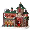 Lemax Santa's Wonderland<Lemax 25926 - Santa's Reindeer Stables, Battery-Operated (4.5-Volt) - Santa's Wonderland