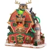 Lemax Santa's Wonderland<Lemax 15793 - Santa's Reindeer Training Academy, Battery-Operated (4.5V) - Santa's Wonderland
