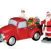 Lemax Table Pieces<Lemax 53219 - Santa's Truck, Set Of 2 - Christmas Village Table Pieces