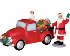 Lemax Table Pieces<Lemax 53219 - Santa's Truck, Set Of 2 - Christmas Village Table Pieces