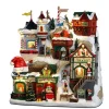 Lemax Facades<Lemax 25925 - Santa's Village, Battery-Operated (4.5-Volt) - Facades