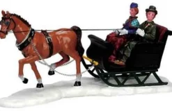 Lemax Table Pieces<Lemax 73633 - Scenic Sleighride - Christmas Village Table Pieces