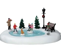 Lemax Table Pieces<Lemax 54922 - Silly Situation, Battery-Operated (4.5V) - Christmas Village Table Pieces
