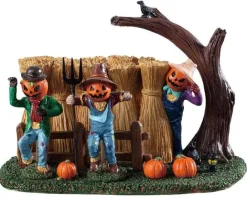 Lemax Spooky Town Accessories<Lemax 93417 - Sinister Scarecrows - Spooky Town Accessories