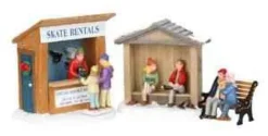 Lemax Table Pieces<Lemax 03849 - Skate Rentals, Set Of 3 - Christmas Village Table Pieces