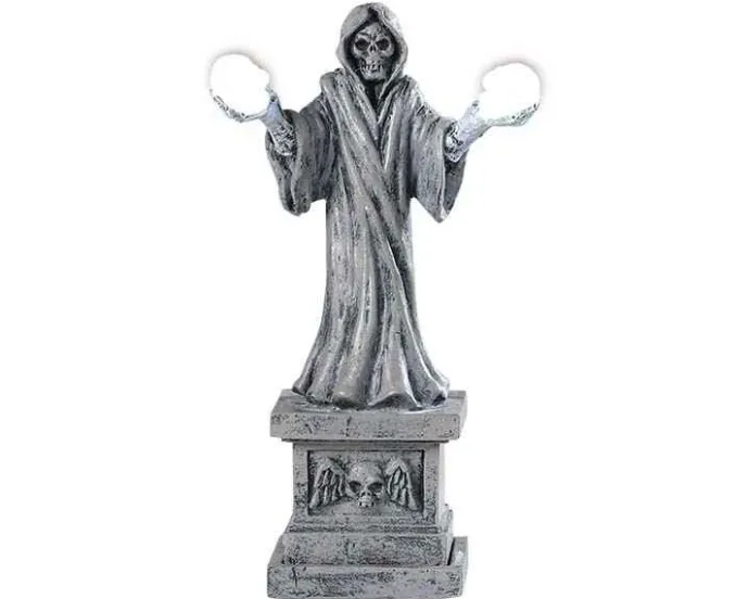 Lemax Spooky Town Accessories<Lemax 94489 - Skeleton Lamp, Battery-Operated (4.5-Volt) - Spooky Town Accessories