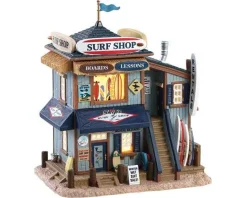 Lemax Plymouth Corners<Lemax 85339 - Skip's Surf Shop - Plymouth Corners
