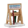 Lemax Misc. Accessories<Lemax 34097 - Ski Rack Sign - Misc. Accessories