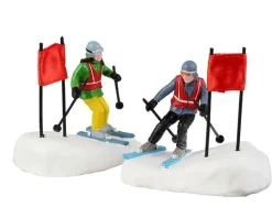 Lemax Figurines<Lemax 22130 - Slalom Stars, Set Of 2 - Christmas Village Figurines