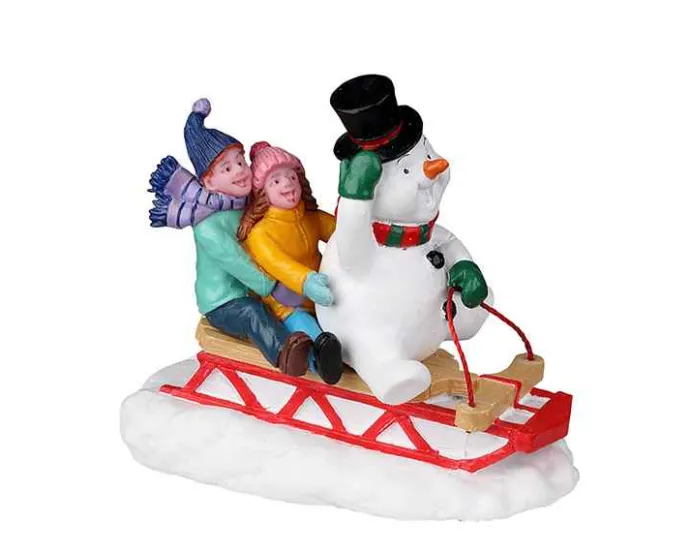 Lemax Figurines<Lemax 22119 - Sledding With Frosty - Christmas Village Figurines