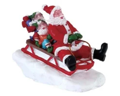 Lemax Figurines<Lemax 72549 - Sledding With Santa - Figurines