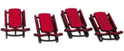 Lemax Misc. Accessories<Lemax 34948 - Sled, Set Of 4 - Christmas Village Misc. Accessories
