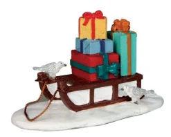 Lemax Misc. Accessories<Lemax 54937 - Sled With Presents - Misc. Accessories