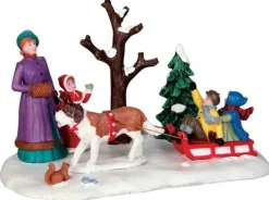 Lemax Table Pieces<Lemax 43097 - Sleigh Rides - Christmas Village Table Pieces