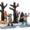 Lemax Table Pieces<Lemax 53216 - Snowball Ambush - Christmas Village Table Pieces