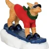 Lemax Figurines<Lemax 42222 - Snowboarding Dog - Christmas Village Figurines