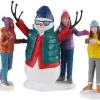 Lemax Figurines<Lemax 02940 - Snowman Selfie, Set Of 3 - Figurines