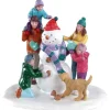 Lemax Table Pieces<Lemax 03511 - Snowman Teamwork - Table Pieces