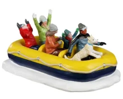Lemax Table Pieces<Lemax 23596 - Snow Rafting - Christmas Village Table Pieces